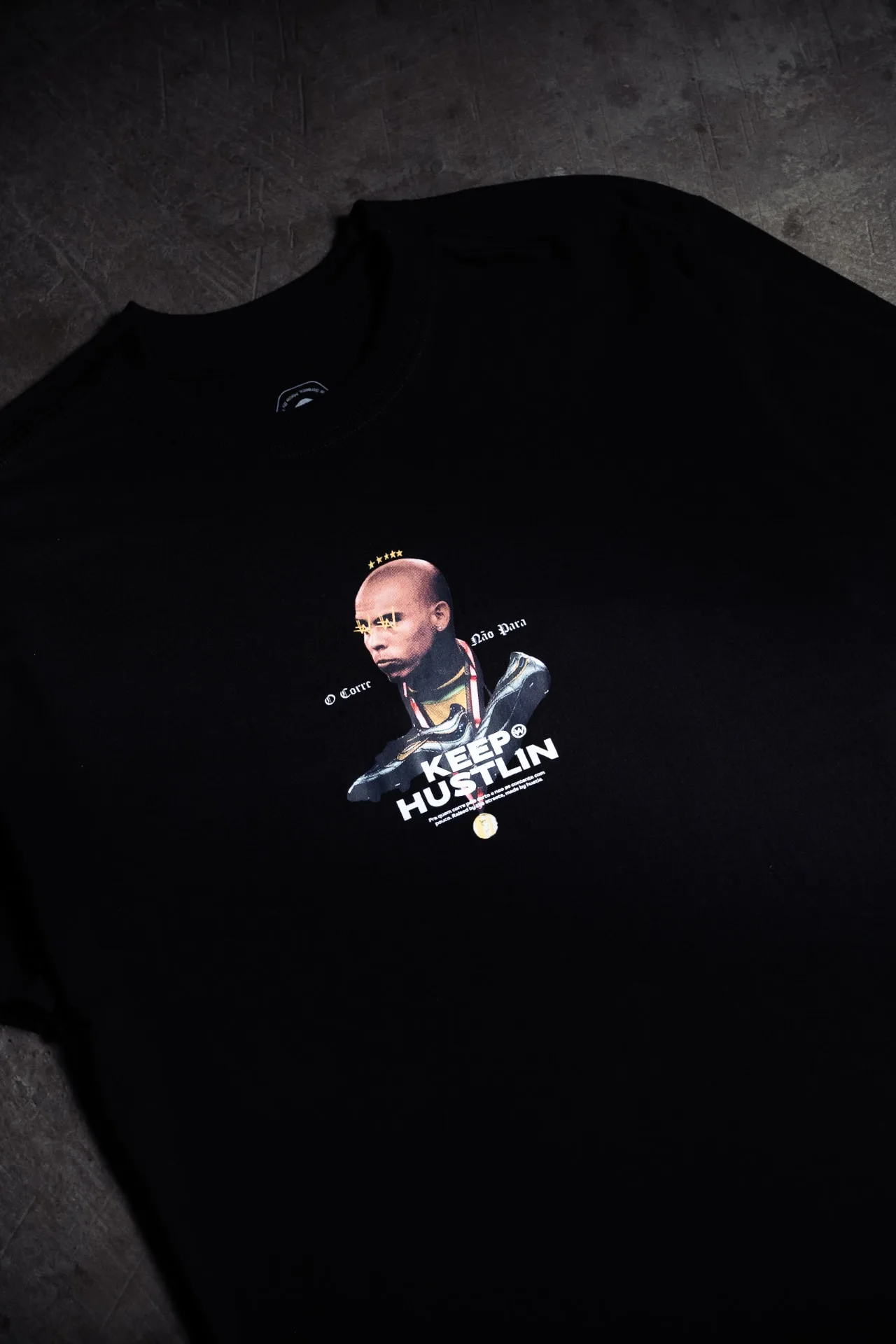 Camiseta Wanted Keep Hustlin