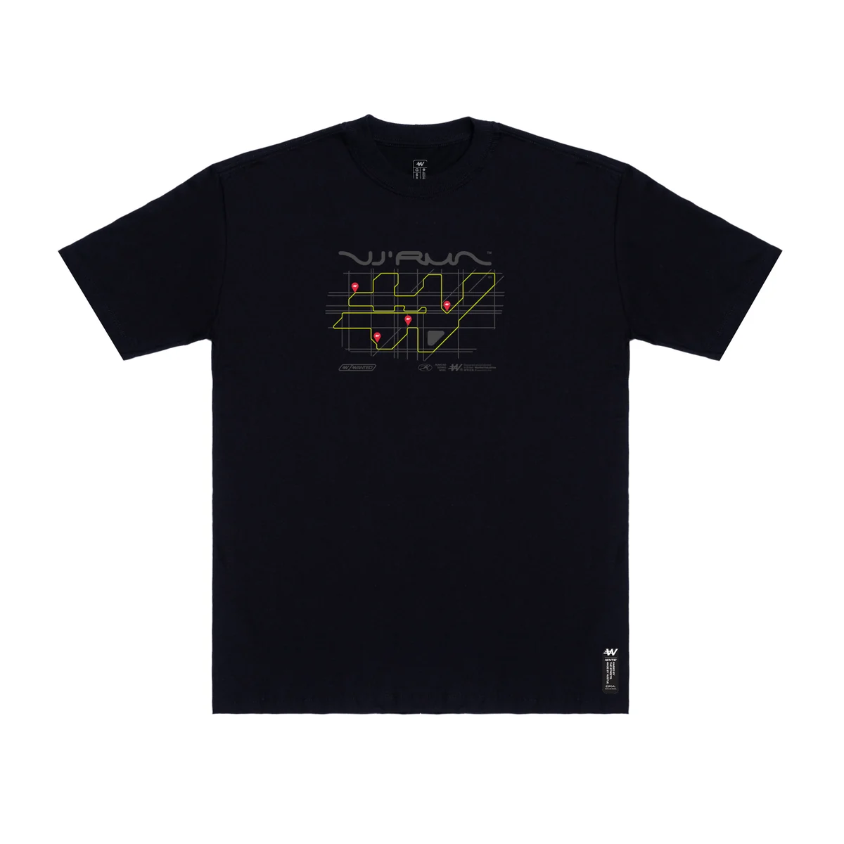 Camiseta Wanted CIRCUITO W' Preto — foto 1